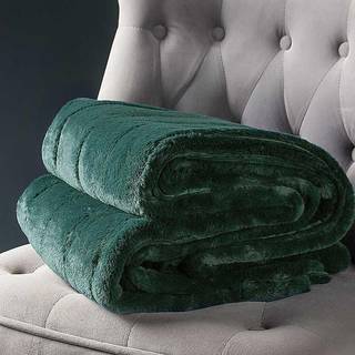 Paoletti Riva Home Emerald Empress Faux Fur Throw