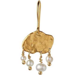 STINE A Jewelry Big Gold Splash Elegant Pearls ørering 1308-02 (½ par)