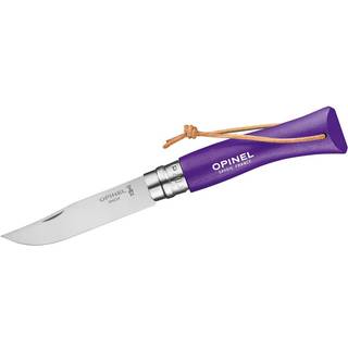 N°07 lommekniv, rustfrit stål, 8 cm, &#34;Colorama&#34;, Violet - Opinel