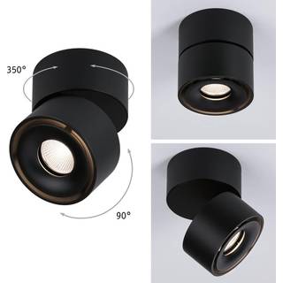 Paulmann Spircle LED-downlight, mat sort