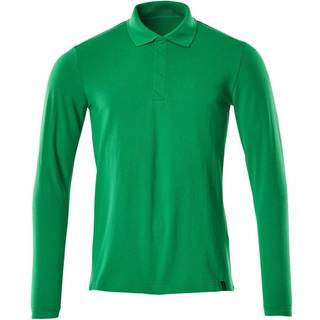 MASCOT CROSSOVER poloshirt, langærmet, græsgrøn - 2XL