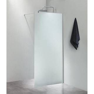 Brusevæg 90cm isglas fast væg