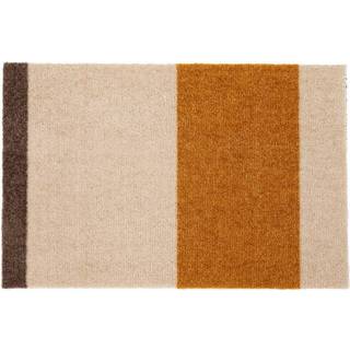 tica copenhagen Stripes by tica, horisontal, dørmåtte Ivory/dijon/brown, 40x60 cm