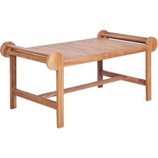 havebord 100 x 50 x 45 cm massivt teaktræ