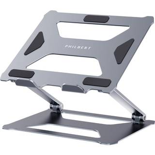 Philbert Laptop/Tablet Stand/Desk Universal w/key, Silver