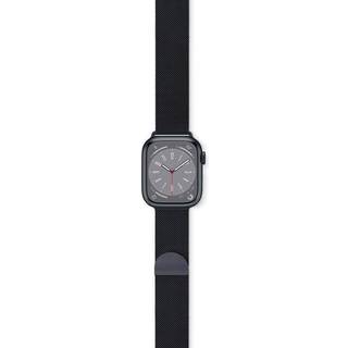 Apple Watch (42/44/SE/45/46/49mm) Epico Milanese Rem i Rustfri Stål - Midnight