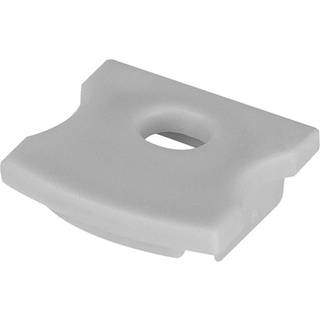 LEDVANCE endestykke for medium profil 3, med hul, 6,7x17,3x20mm, Grå