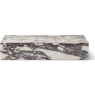Audo Plinth Table Grand Sofabord Rose Marble Calacatta Viola