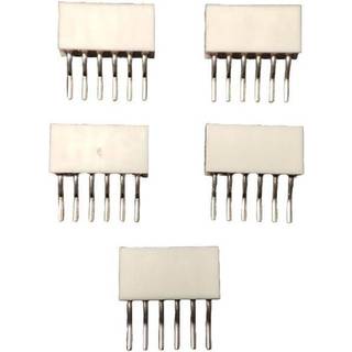 Light Solutions - Pinheader til Lodning til Philips Hue LightStrip V4 - 5 stk - Hvid