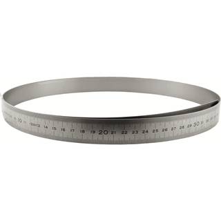 Stållineal 500×13×0,5mm flextype V-H graduering
