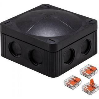 Wiska junctionbox 308/5/s black