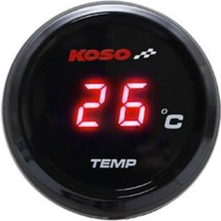 Koso Coin-Termometer Rød visning