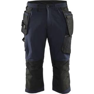 Blåkläder 1521 Håndværker knickers 4-vejs stretch / Håndværker knickers 4-vejs stretch - C62 - Mørk Marineblå/Sort