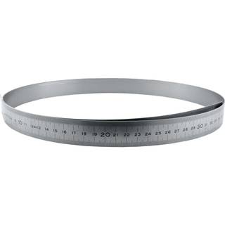 DIESELLA Stållineal 300x13x0,5 mm Smal og bøjelig med aflæsning venstre-mod-højre