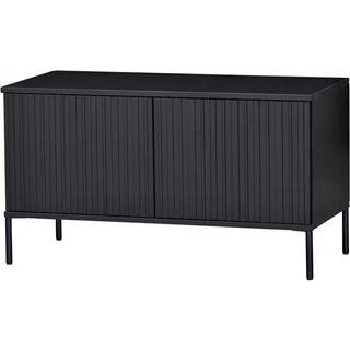 TV-Lavbord Avourio af fyrretræ med rillet front, 2-dørs