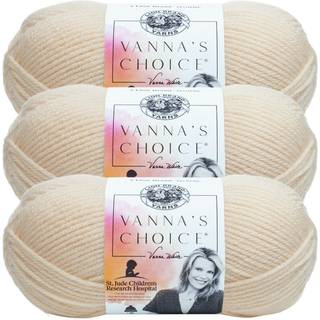 (3 pakke) Lion Brand Yarn Vanna's Choice Yarn Fisherman