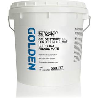 GOLDEN Ekstra tykt Gel - Mat finish - 128 fl oz krukke, Professionelt akrylgel-medium, Halvt gennemsigtig