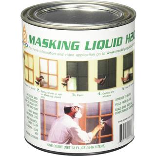 Associerad färg tillgänglig 157026 80-400-4 H20 Masking Liquid 1 Quart Clear 32 fl oz (Pack of 1)