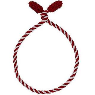 Haute Decor Decorative Twist Bind 6 Pack 20 tommer (rød og hvid) - Hang Garland Lights Decorations