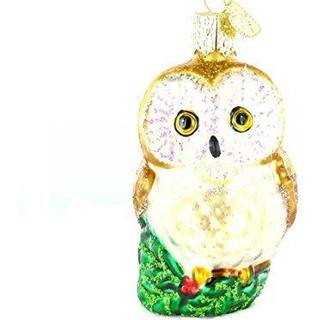 Old World Christmas Ornaments: Owls Glass blæst ornamenter til juletræ jul ugle