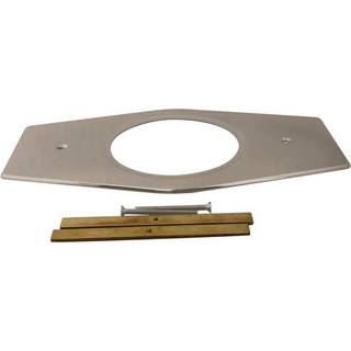 Westbrass D502-07 One-hullers ombygningsplade til Moen og Delta Satin Nickel