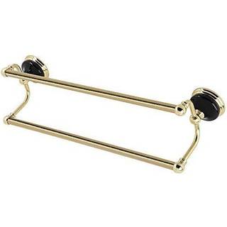 Kingston messing BA9113PB Vand Onyx 24 tommer. Dobbelt h?ndkl?destang Poleret messing