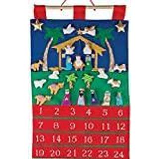 Nativity Fabric Adventskalender (nedt?lling til jul)