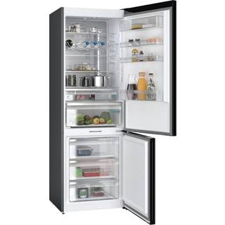 Køle-/fryseskab 203 x 70 cm blackSteel - Siemens iQ500 - KG49NAXCF