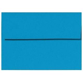 Luxpaper A10 Invitation Konvolutter Peel & Press 6 """" X 9 1/2 """" Pool Blue 80lb. Tekst 50 Antal