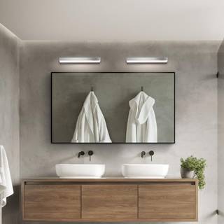 Helestra Slate LED-væglampe, krom, 30 cm