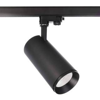 LED-skinnespot Lucea 3-kreds 30 W sort