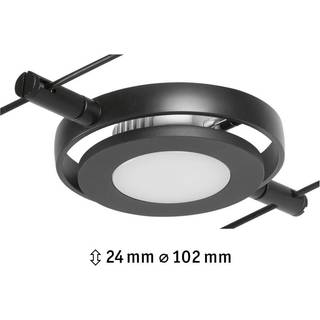 Paulmann Wire RoundMac spot til wiresystem, sort