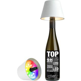 Sompex Flaschenleuchte TOP 2.0 Weiß LED RGBW mit Akku