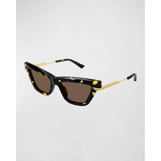 Bottega Veneta BV1241S 002 54 Solbriller Kvinder Tortoiseshell - Tortoise - 54mm