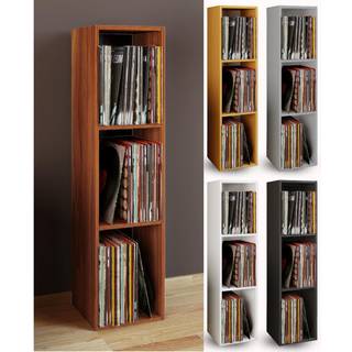 Platto3 reol til LP 3 hylder sort.