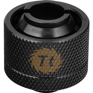Thermaltake Pacific DIY LCS 1/2 """" ID X 3/4 """" OD-komprimeringsmontering Black Cooling CL-W030-CA00BL-A