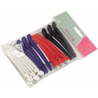 Efalock Professional Hårstyling Hårnåle og hårspænder Combi Clips Flerfarvet 12 Stk. (6,00 kr / 1 stk.) - 12 Stk.