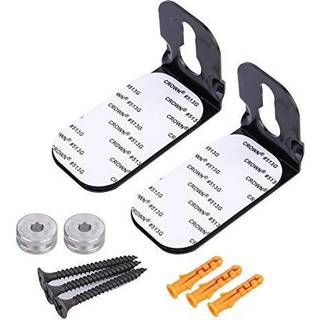 Suixing Universal Sound Bar Mounts Wall Mount Kit Soundbar Montering Bracket til Samsung Sony LG Vizio Soundbar Wall Mount Brackets med hardware