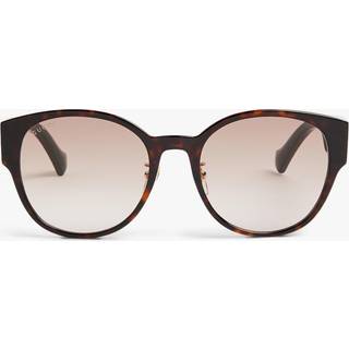 Gucci GG1304SK Asian Fit 002 56 Solbriller Kvinder Tortoiseshell - Tortoise - 56mm