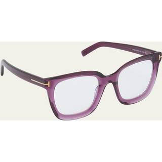 Tom Ford FT5880-B Blue-Light Block 081 51 Briller Kvinder Purple - Transparent Purple - 51mm