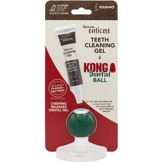 Tropiclean KONG Dental Ball Small inkl. 35 ml. Dental Gel