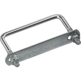 National Hardware N222-380 2192BC Square U Bolt i zinkbelagt #673-3/8 """" X4 """" X3 """"