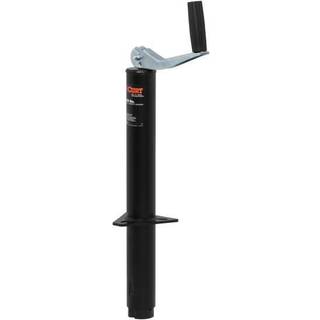 Curt 28200 A-Frame Trailer Jack 2 000 lbs 14-1/4 inches Vertical Travel Carbide Black Powder Coat