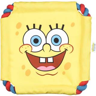 SpongeBob Squarepants til kæledyr SpongeBob Squarepants Rope Frisbee Dog Legetøj 8 tommer Doglegetøj til SpongeBob -fans Yellow Fabry Plush Dog L