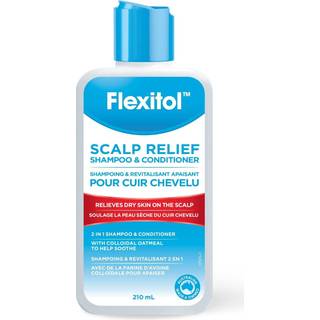 Flexitol Hovedbundslindring uden tjære 2-i-1 shampoo og balsam til tør, kløende hovedbund - 71 oz - lindrer eksem, psoriasis og skæl