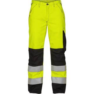 ENGEL Safety+ EN ISO 20471 lysbuebuks Kl. 2 Gul/Sort 2445-106 K88