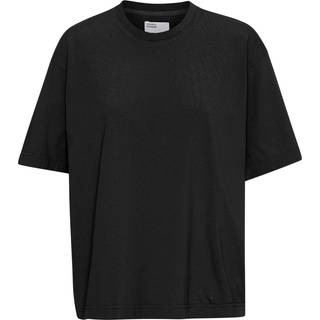 Oversized Organic T-Shirt W Deep Black (L)