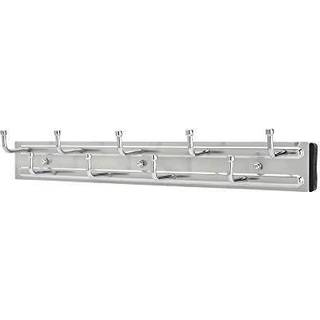 Rev-A-Shelf 14 """" Tr?k skabsorganisationsstativ til b?lter Bind og t?rkl?der Tilbeh?r Opbevaringsb?jle med monteringshardware Chrome BRC-14cr