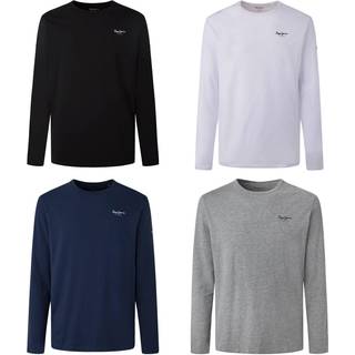 Pepe Jeans Herren Longsleeve schwarz Slim Fit