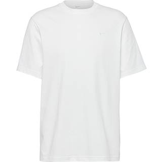 Alsidig Nike Primary Dri-FIT-overdel med korte ærmer til mænd - hvid - M
